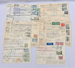 Parcel cards to foreign destinations, interesting selection of over ...