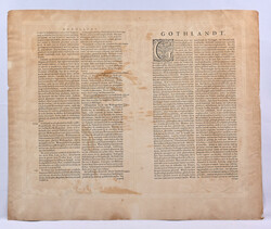 Gothia from ca. 1650, issued by Johan Blaeu. Size ca. 53 x 41 cm. ...