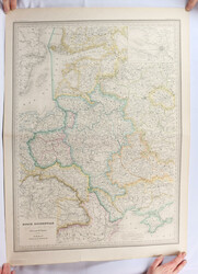 Baltic states / Russia ca. 1860 size ca. 55 x 75 cm. Normal patina ...