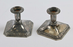 Candlesticks two pieces in silver (813). Year mark: F7, Height ca. 7 ...