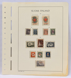 1922 - 1930 superb used and very fine used stamps on a fine ...