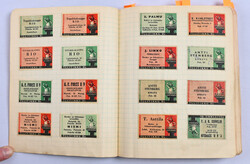 Old matchbox labels magnificent old collection made in 1960s in four ...