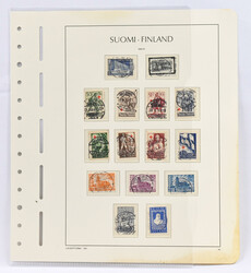 1940 - 1941 superb used and very fine used stamps on a very fine ...