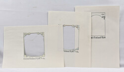 Apparently unique SKETCHES of 1991 Pro Filatelia stamp, three ...