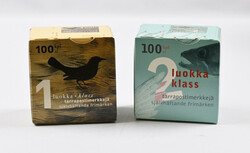 1998 1st class Blackbird and 2nd class pike-perch, MNH ** unopened ...