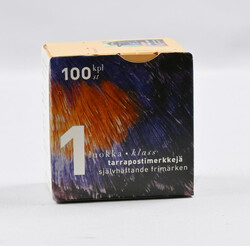 1999 1st class bluethroat, MNH ** unopened roll of 100 stamps in ...