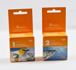 2001 1st class birds and 2nd class fishes, MNH ** unopened rolls of ...