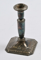 Candlestick in silver (830), engraving, year mark: R7. Height ca. 15 ...