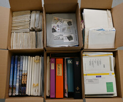 GIANT LOT in six boxes, over 60 KG of material up to 2000s!!! ...