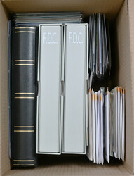 1990s and 2000s FDC etc. material in two albums and a big bundle of ...
