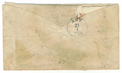1900 s/s Bore wreck mail: a new year greeting on a cover to Sweden, ...