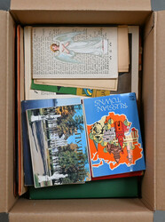 7 KG box if Finnish and foreign stamps (eg. stockbook of Switzerland, ...