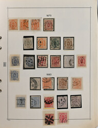 1856 - 1992 used collection in album. Some missing stamps and early ...