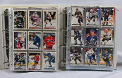 Ice-hockey cards large lot in 15 albums. Almost 8000 cards, mainly ...