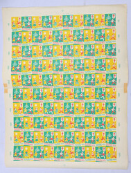 Christmas seal labels, large selection of scale proof sheets in a box ...