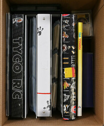 Selection of collectible cards in albums and in a few boxes. No ...