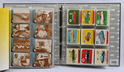 Selection of collectible cards in albums and in a few boxes. No ...