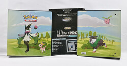 Two Pokemon albums + Ultra Pro Platinum pages (box of 100 pages)