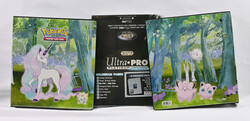 Two Pokemon albums + Ultra Pro Platinum pages (box of 100 pages)