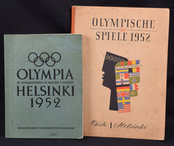 1952 Olympics colletible card books 2 pcs, complete!