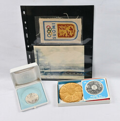 Olympics, selection of various items, eg. seven different pins, 1980 ...