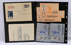 1952 lot including eg. a wallet, tie, ash tray, flags etc