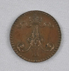 1864 1 penni, rare! Kl 1+