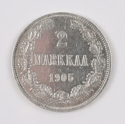 1905 2 markka silver, kl 1+/1