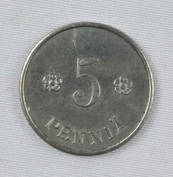 1918 5 penni iron, a rarity, kl 1+