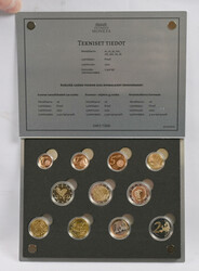 2020 - 2022 euro coin sets in proof quality in a fine metal packages