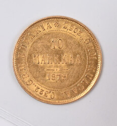 1878 10 markka gold