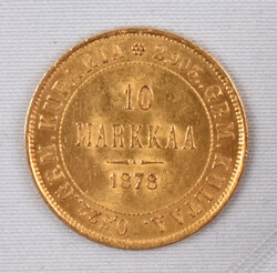 1878 10 markka gold