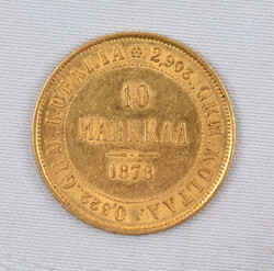 1878 10 markka gold