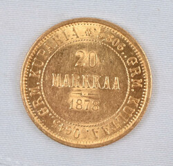 1878 20 markka gold