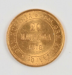 1878 20 markka gold