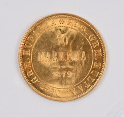 1879 10 markka gold