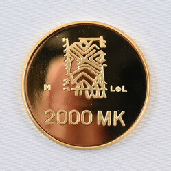 1995 2000 markka 50 years of peace, gold