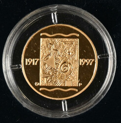 1997 1000 markka Finland 80 years, gold