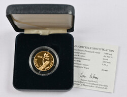 1997 1000 markka Finland 80 years, gold