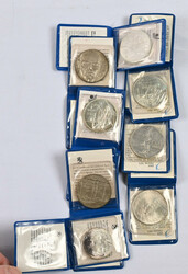 1952 - 1989 magnificent large lot of silver commemorative coins. 10 ...