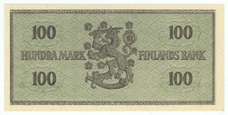 1955 100 markka serial number A0072083* kl 01