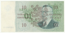 1963 10 markka Litt. A fine off set! Kl 1