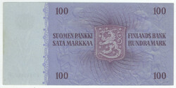 1963 100 markka number A0046688* kl 0/01. Rare!