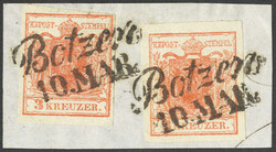 4745335: Austria Cancellations Tyrol - Cancellations and seals
