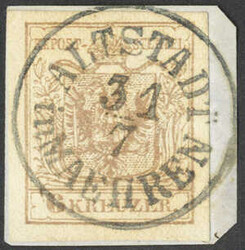 4745380: Austria Cancellations Moravia - Cancellations and seals