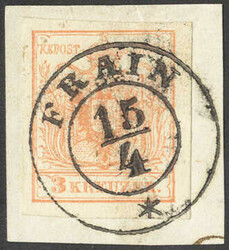 4745380: Austria Cancellations Moravia - Cancellations and seals