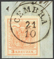 4745335: Austria Cancellations Tyrol - Cancellations and seals