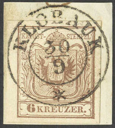 4745380: Austria Cancellations Moravia - Cancellations and seals