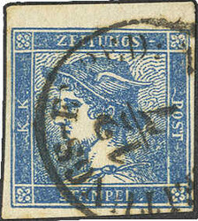 4745052: Österreich Zeitungsmarken 1851