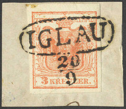 4745380: Austria Cancellations Moravia - Cancellations and seals